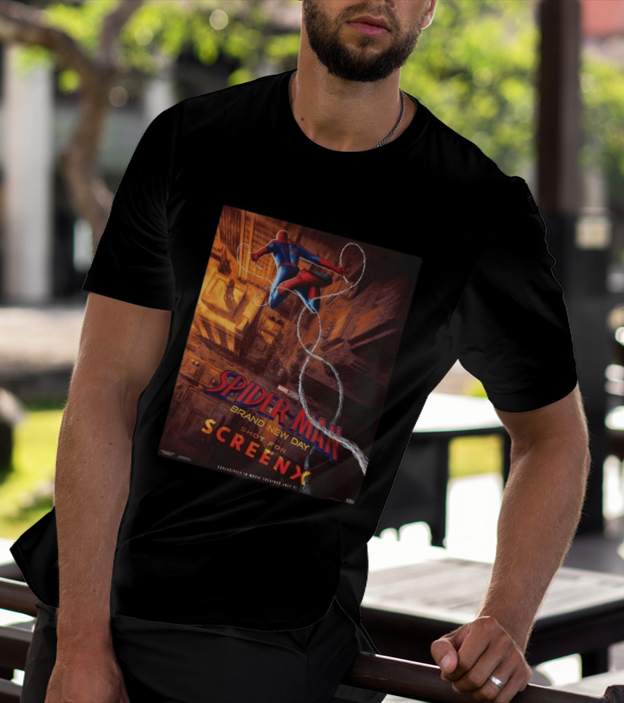 Spider Man Brand New Day Shot For ScreenX In Theaters July 31 2026 T-Shirt