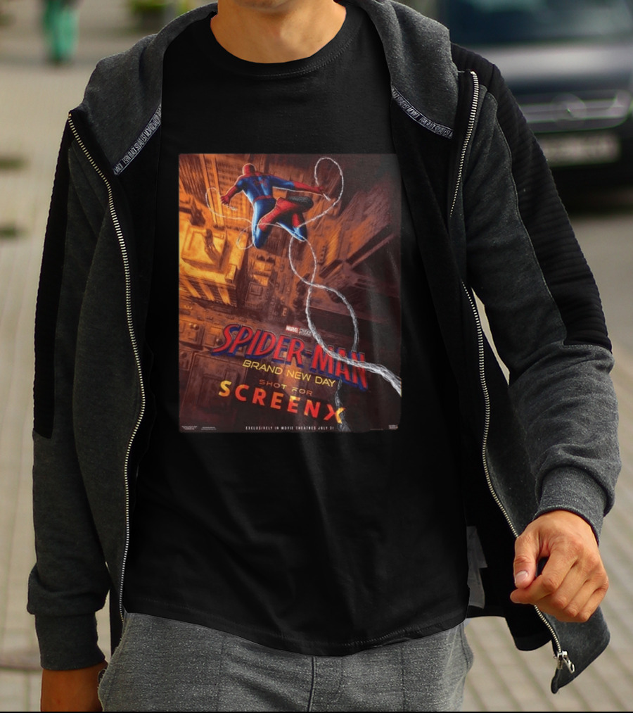 Spider Man Brand New Day Shot For ScreenX In Theaters July 31 2026 T-Shirt