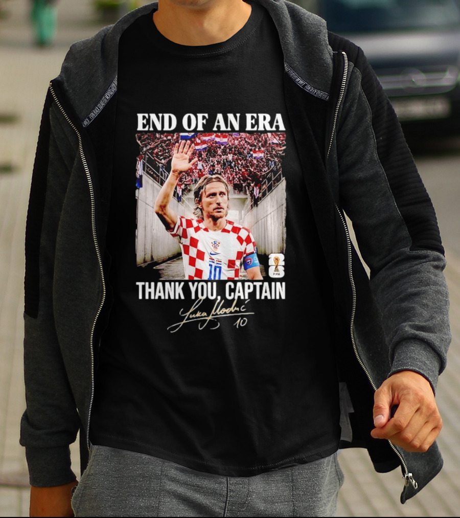 Croatia End Of An Era Thank You Captain Luka Modric 10 T-Shirt