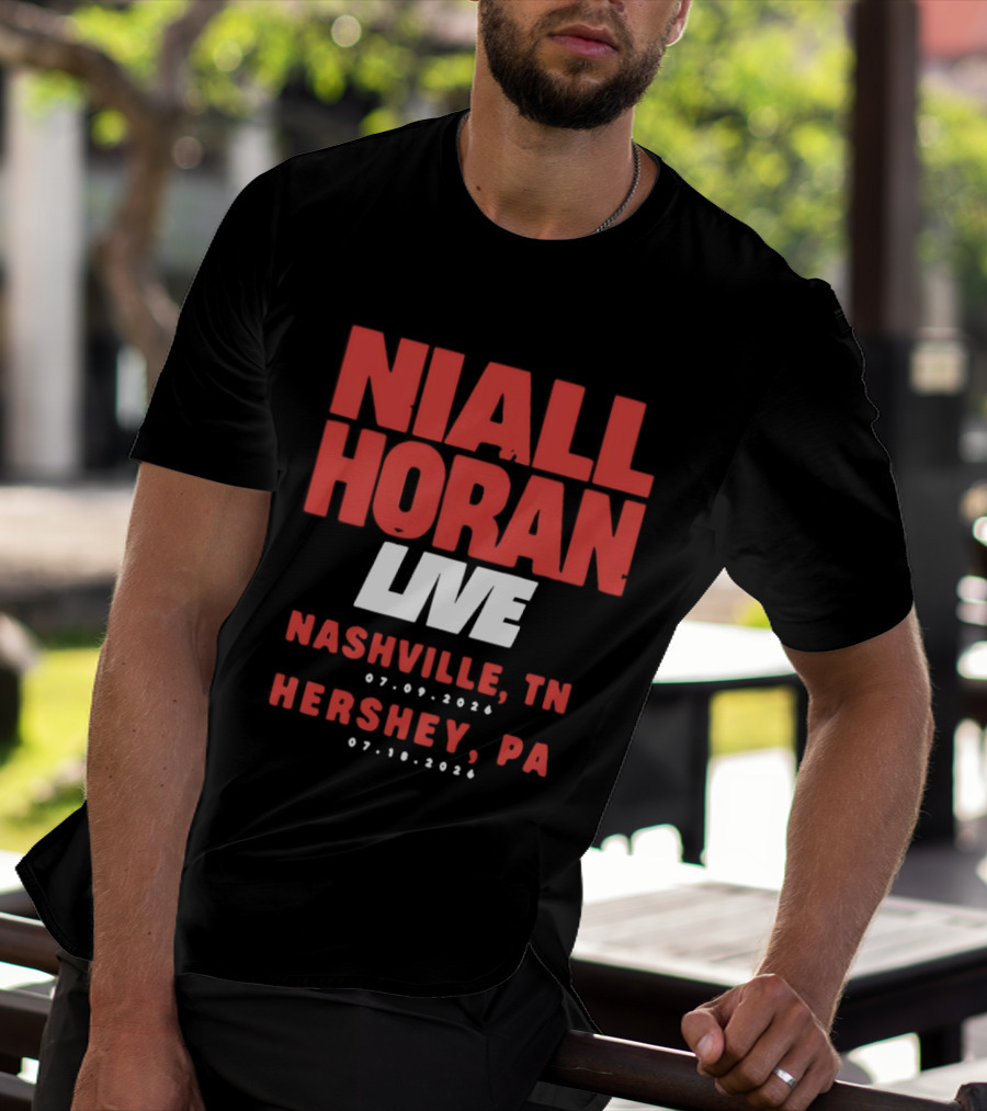 Niall Horan Live Nashville TN 07.09.2020 Hershey PA 07.10.2020 T-Shirt