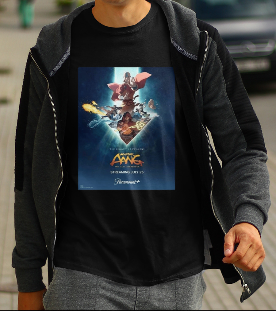 Avatar Aang The Last Airbender The Legacy Reawakens Streaming July 25 Paramount Plus T-Shirt