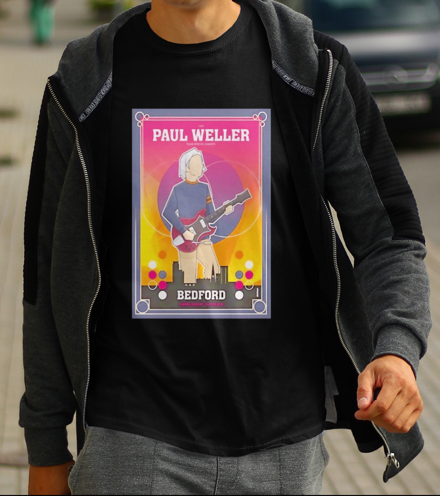Paul Weller Live Plus Special Guests Bedford River Festival Summer Sessions 2023 T-Shirt