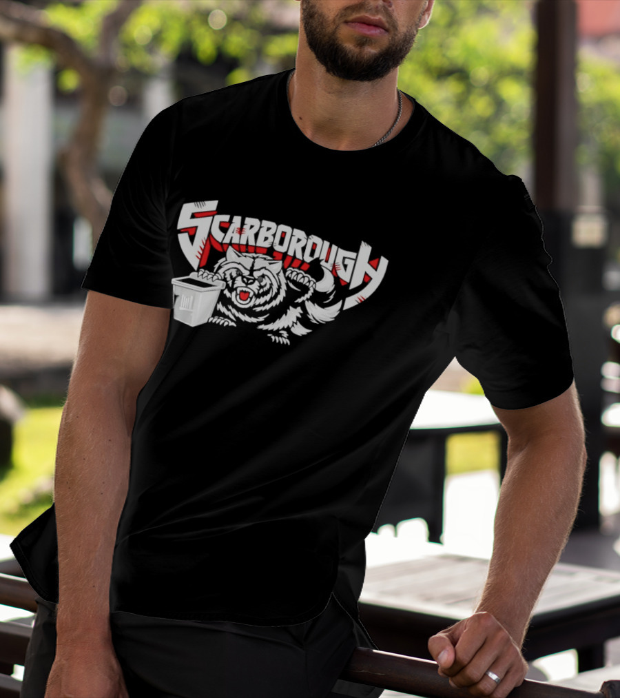 Scarborough Raccoon Trash Can Funny Wild Animal T-Shirt