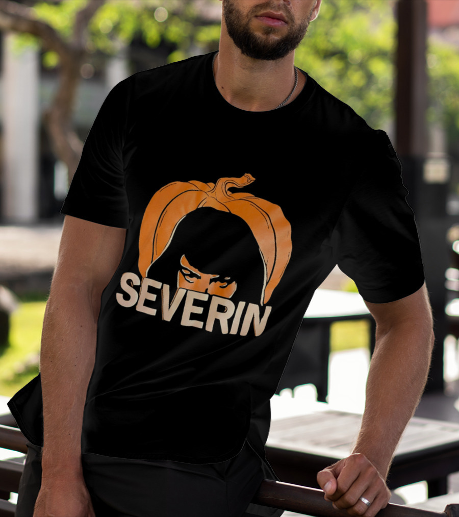 Severin Pumpkin Halloween Horror Mask T-Shirt