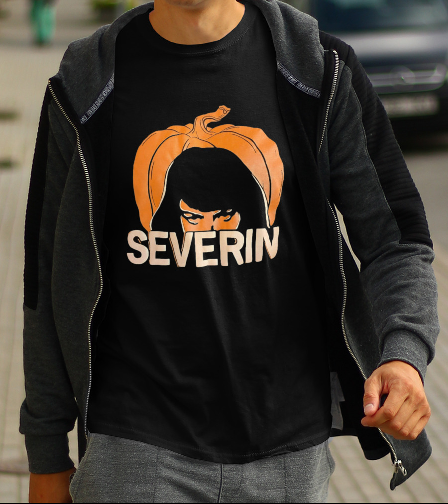 Severin Pumpkin Halloween Horror Mask T-Shirt
