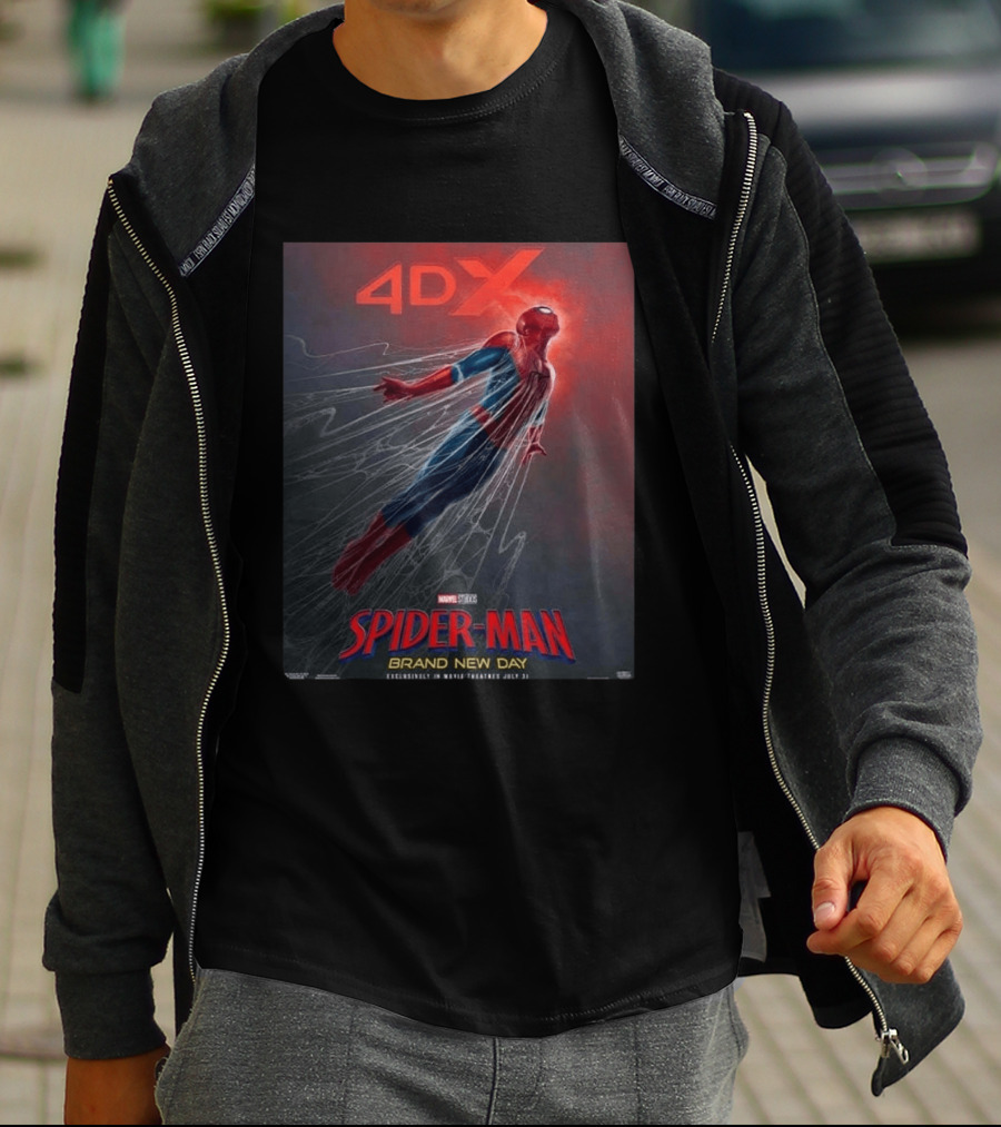 4DX Spider Man Brand New Day Movie Marvel Studios July 31 2026 T-Shirt