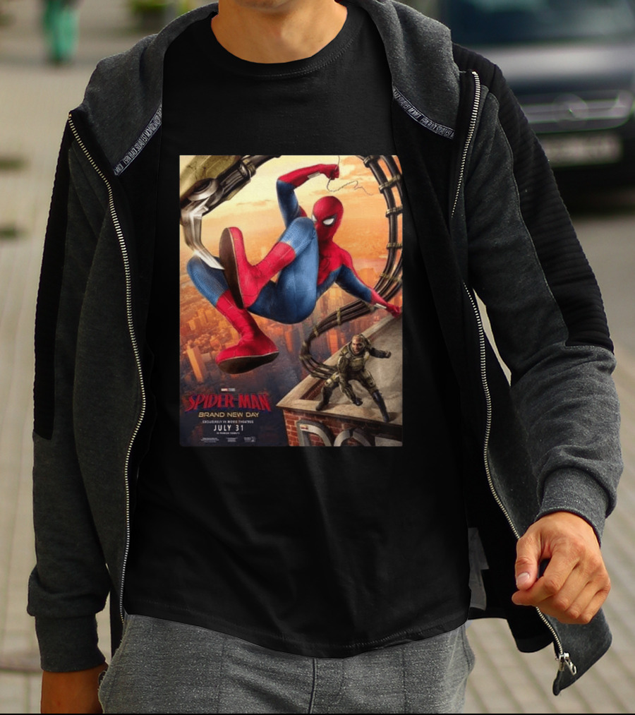 Spider Man Brand New Day Marvel Studios Movie Release July 31 2026 T-Shirt