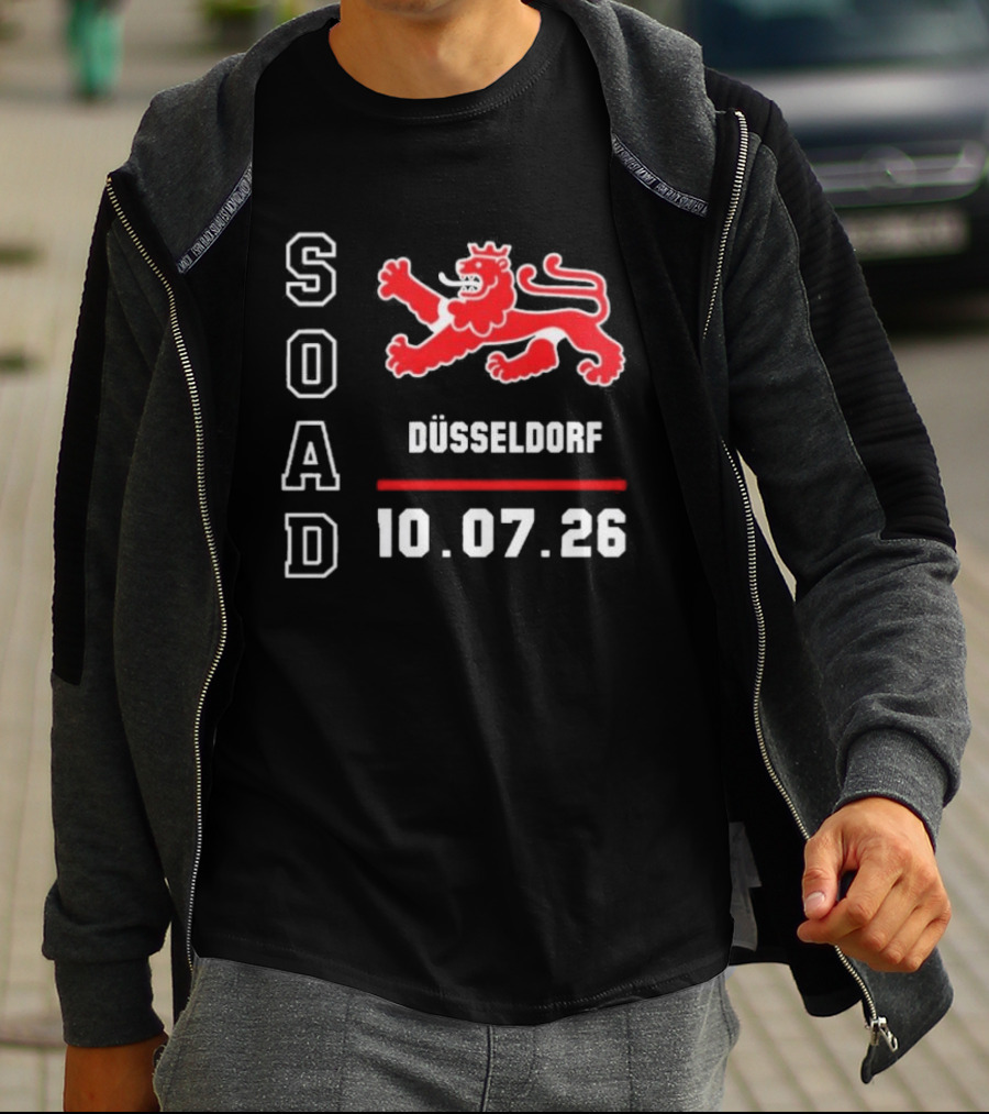 SOAD Düsseldorf 2026 Red Lion Event 10.07.26 T-Shirt