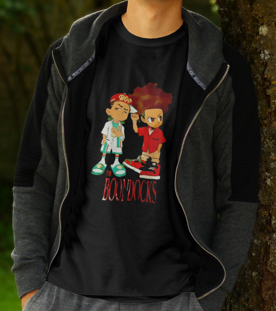 The Boondocks Riley And Huey Freeman Characters By Aaron McGruder T-Shirt