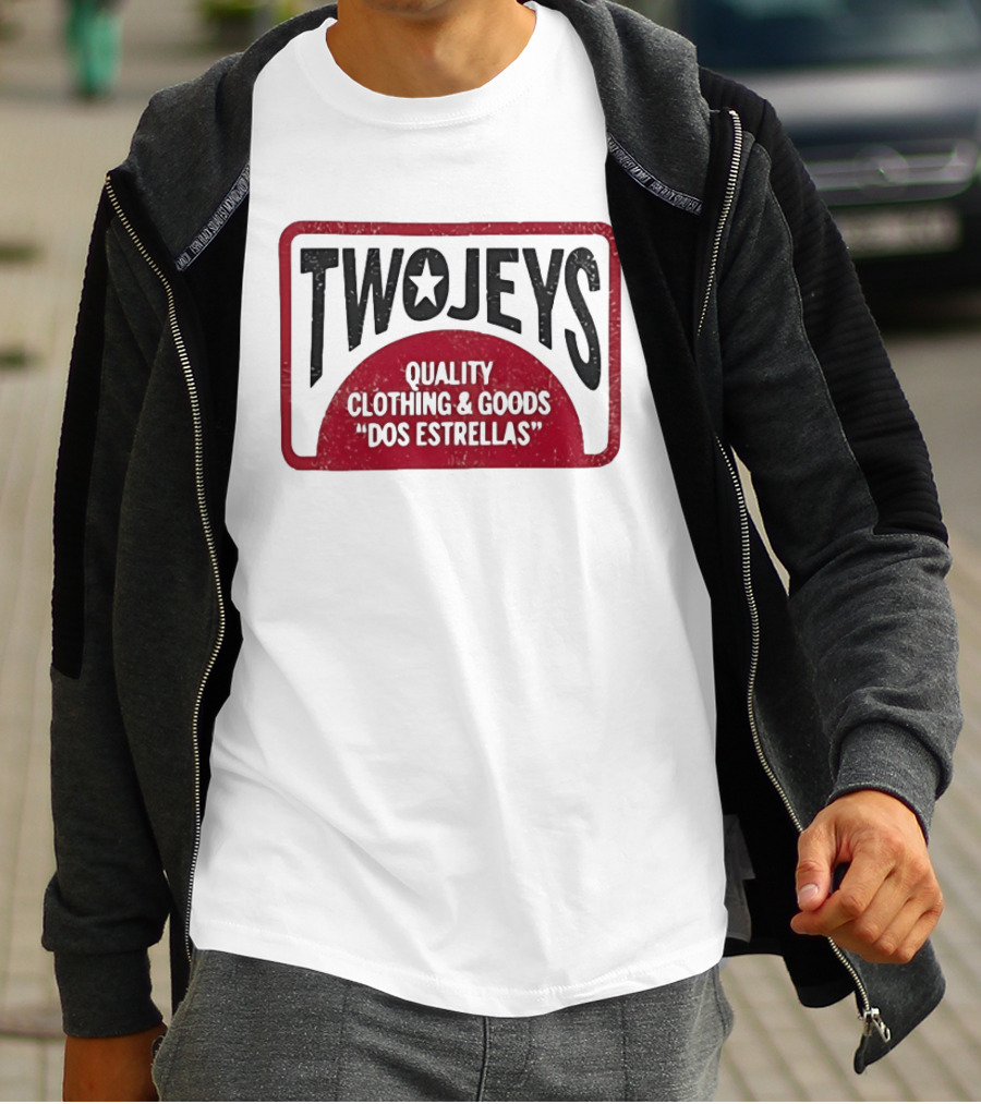 Twojeys Quality Clothing And Goods Dos Estrellas T-Shirt
