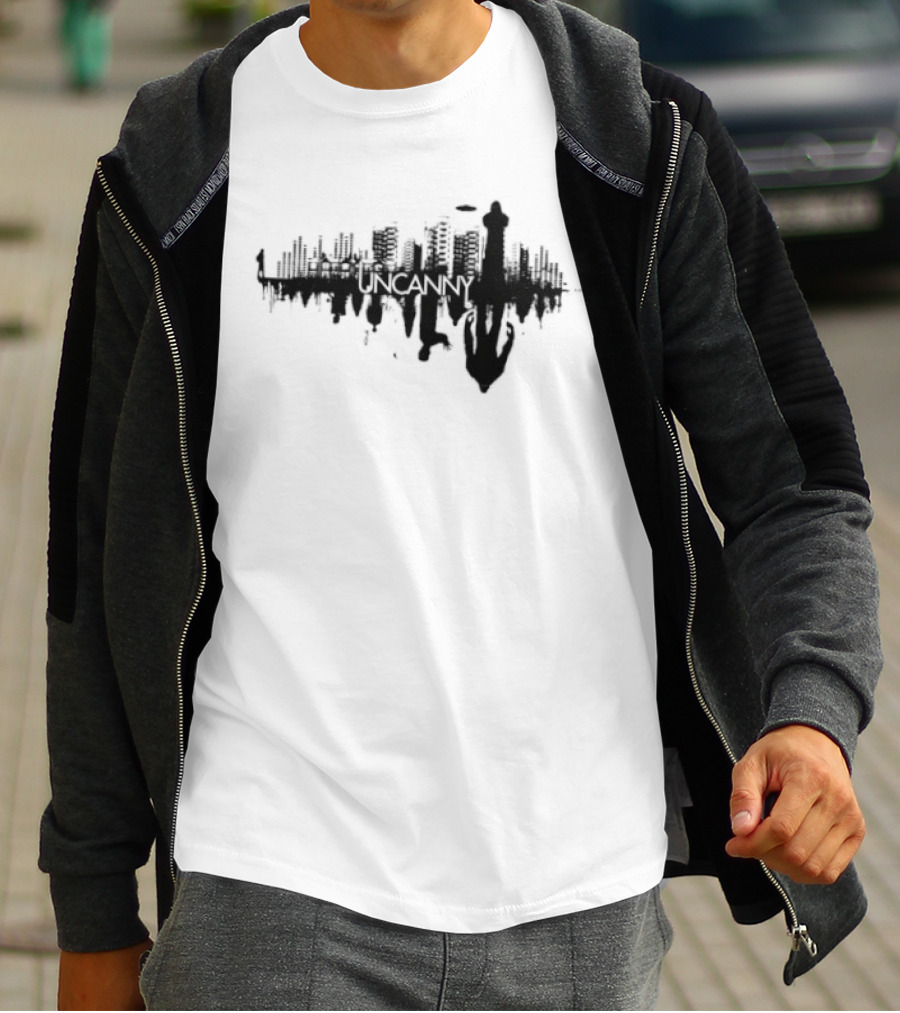 Uncanny City Silhouette Cityscape Urban Skyline T-Shirt