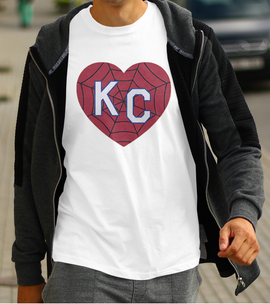 KC Heart Spiderweb T-Shirt
