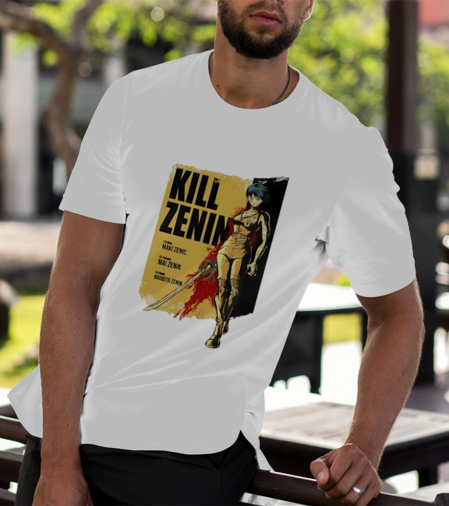Kill Zenin Maki Mai Naobito Characters Anime T-Shirt