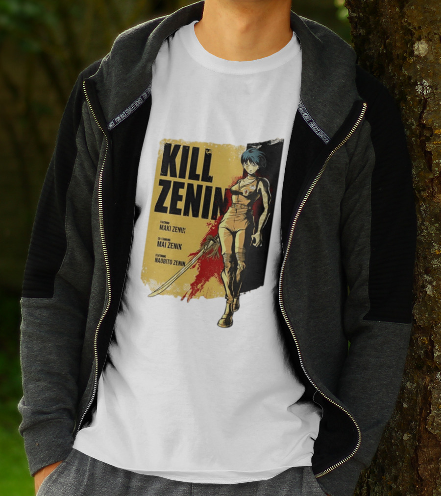 Kill Zenin Maki Mai Naobito Characters Anime T-Shirt