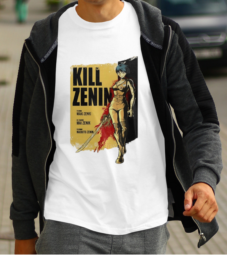 Kill Zenin Maki Mai Naobito Characters Anime T-Shirt