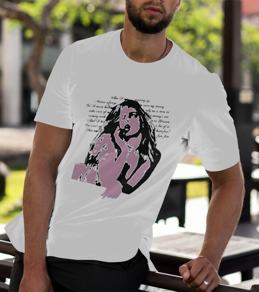 Madonna Material Girl Lyrics 80s Pop T-Shirt