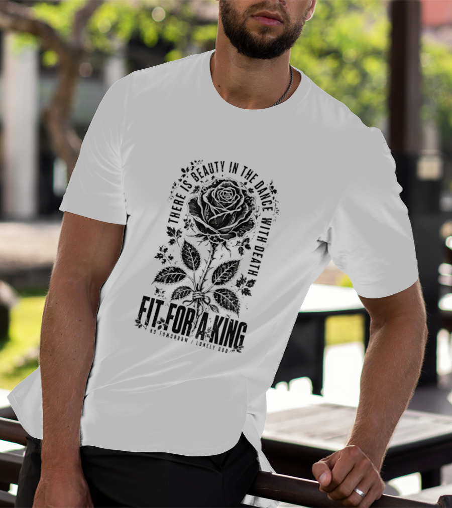 Fit For A King There Is Beauty In The Dance With Death Rose T-Shirt
