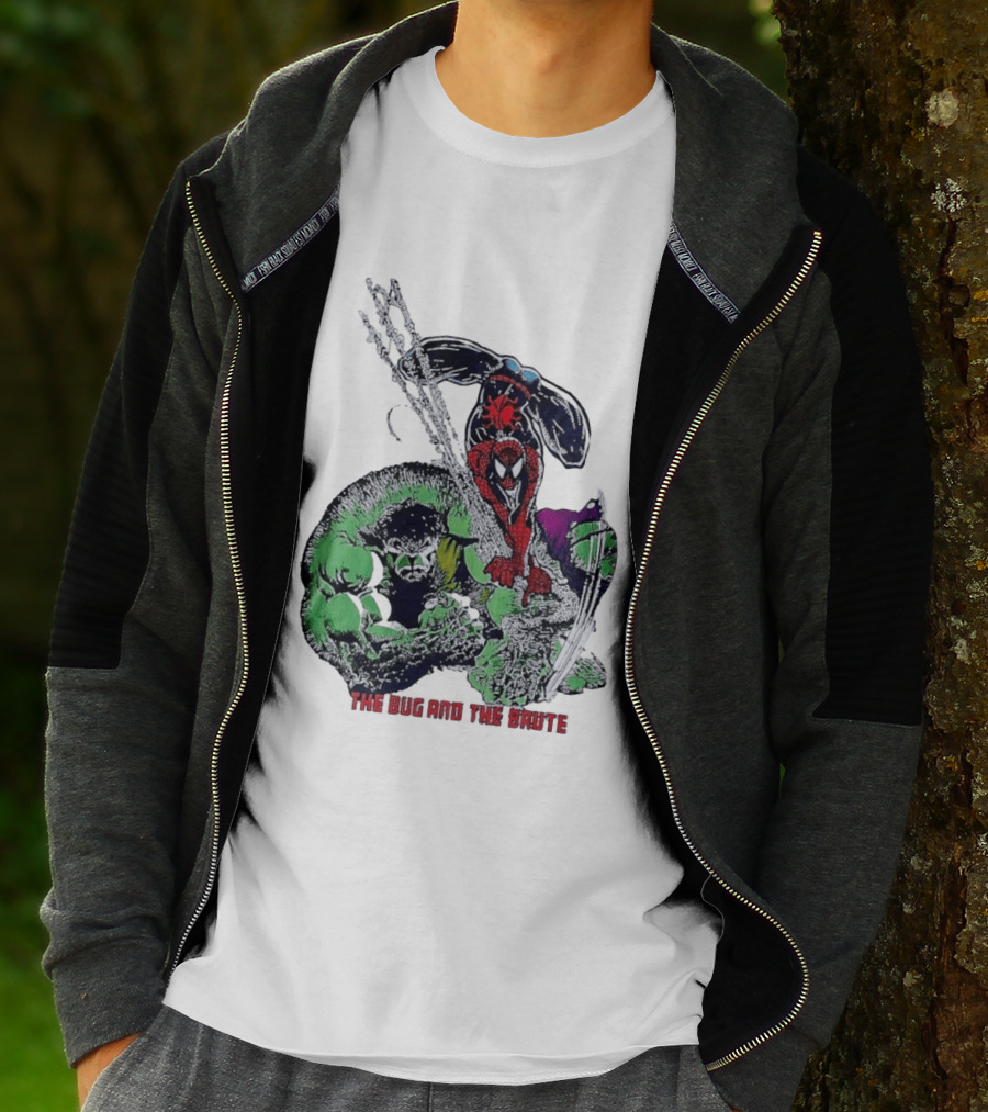 Spider Man And Hulk The Bug And The Brute Dynamic Duo Comic T-Shirt