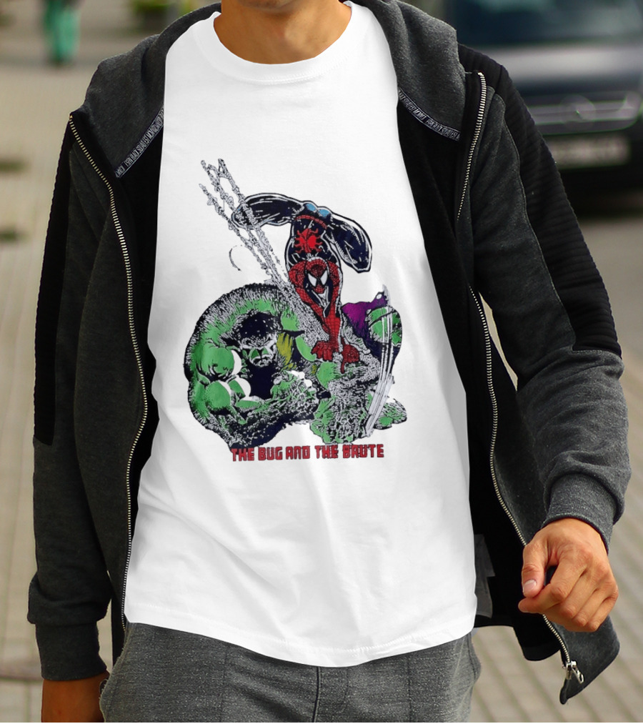 Spider Man And Hulk The Bug And The Brute Dynamic Duo Comic T-Shirt