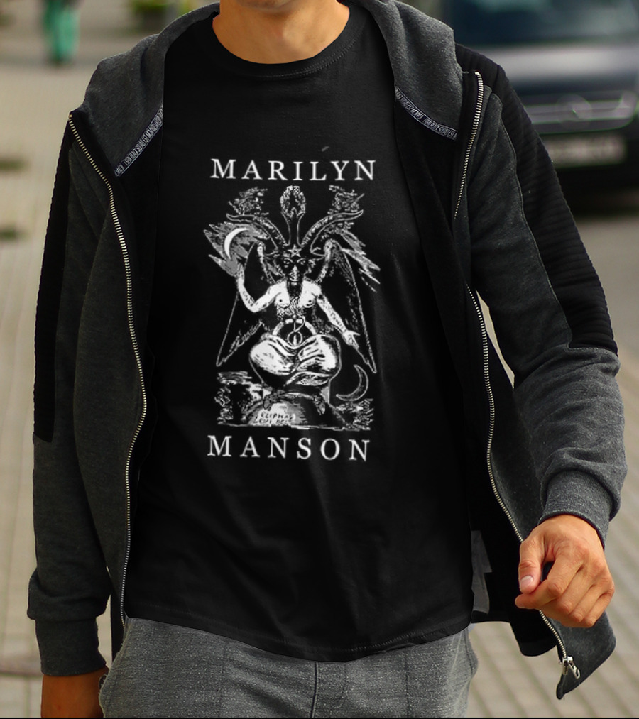 Marilyn Manson Baphomet Bigger Than Satan Two Sided T-Shirt