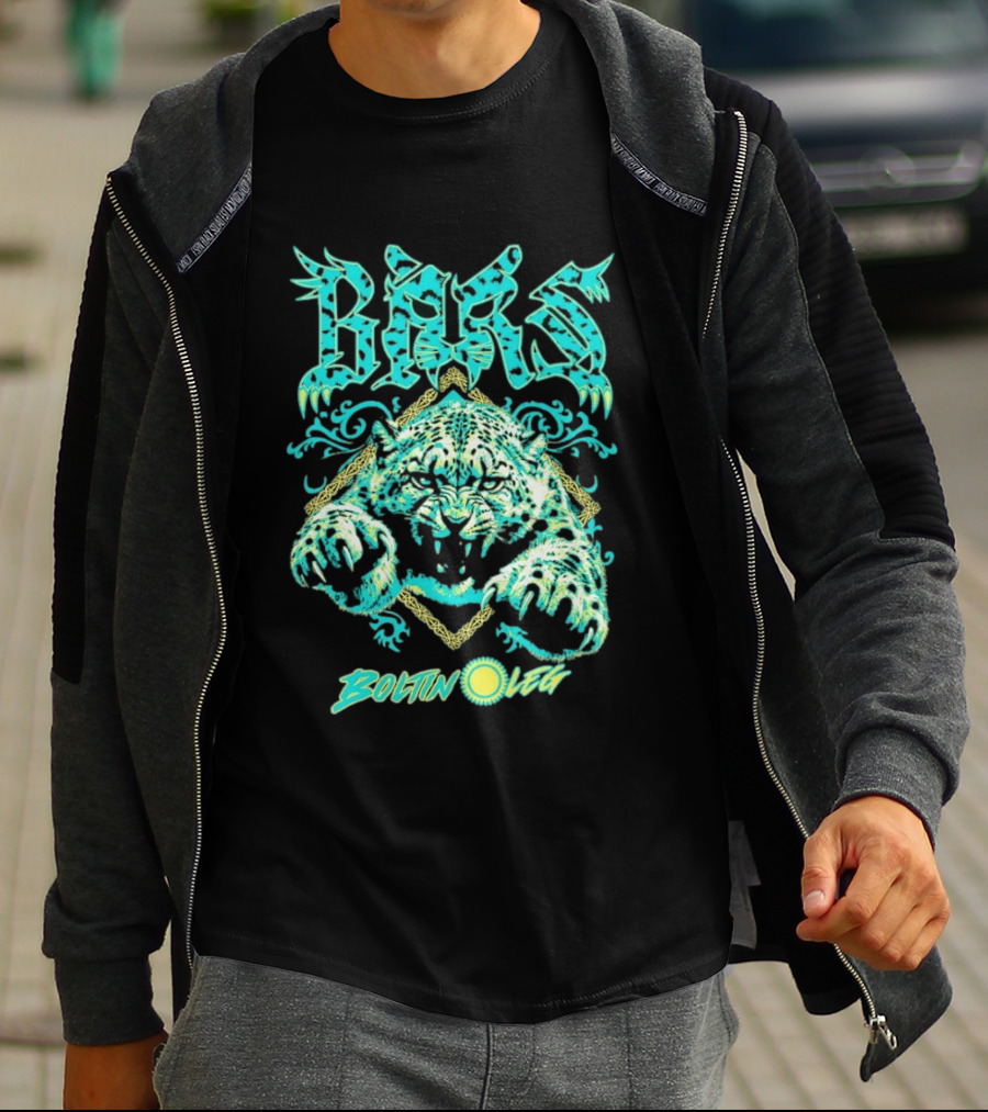 Bars Boltin Oleg Leopard Wild Cat Animal T-Shirt