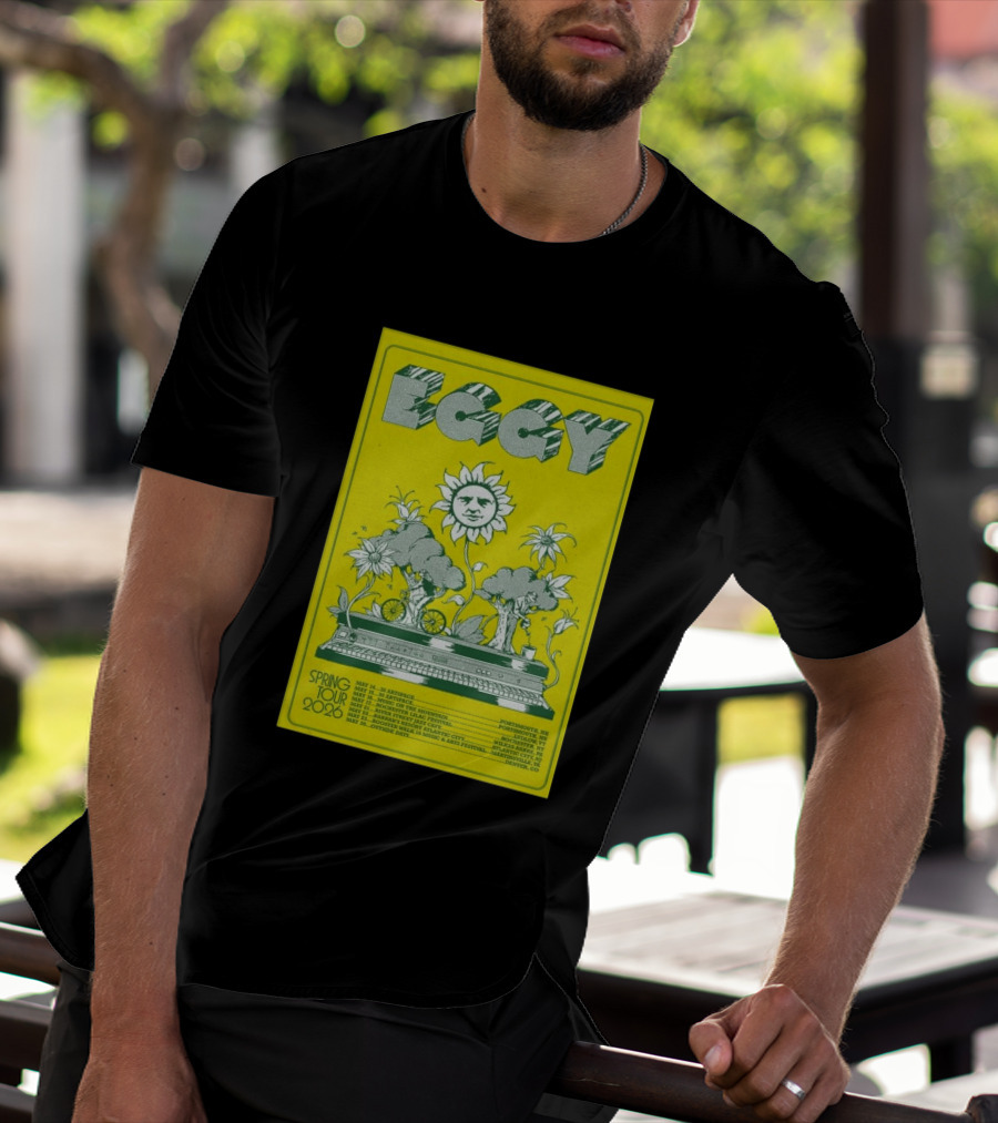 Eggy Spring Tour 2026 Artspace Outpost Richmond Outside Days Denver T-Shirt