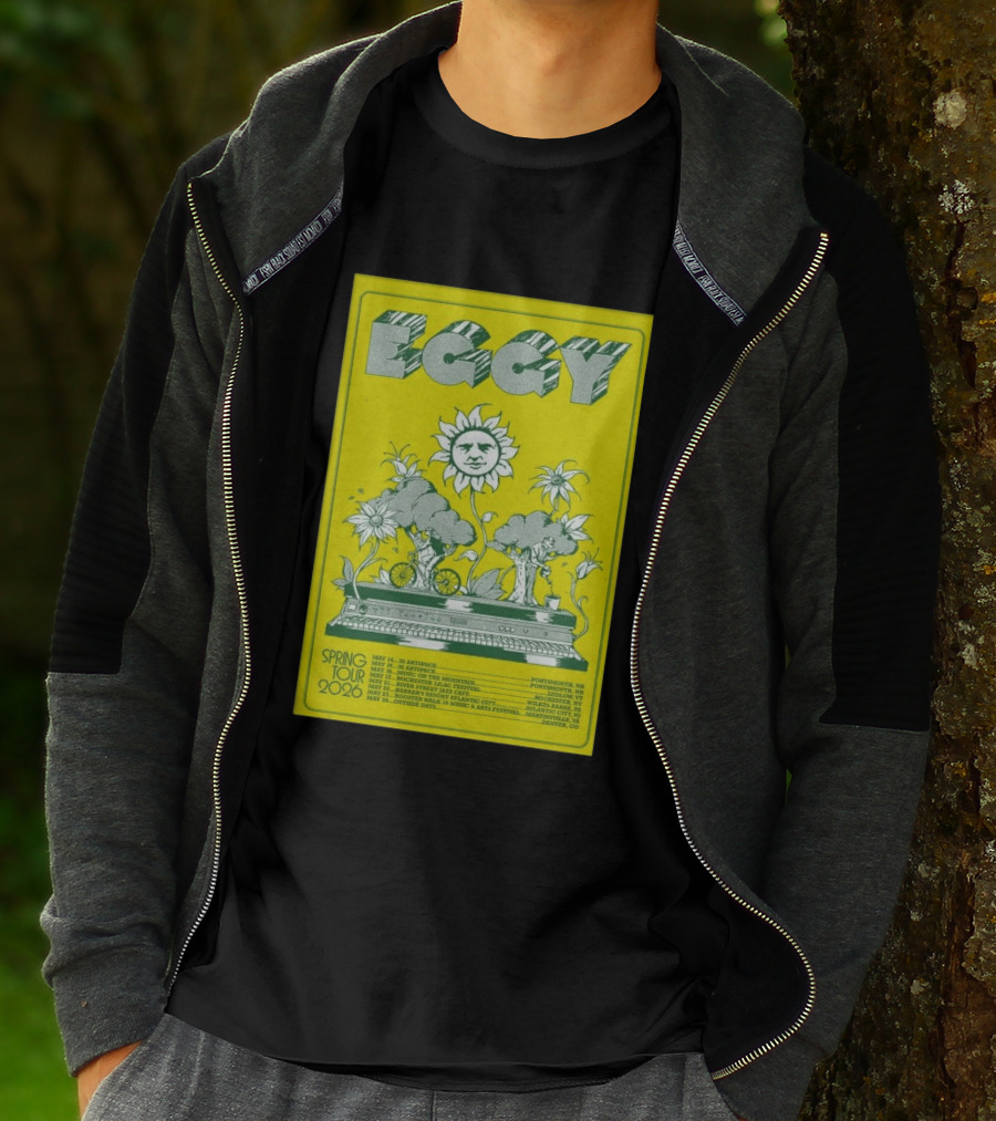 Eggy Spring Tour 2026 Artspace Outpost Richmond Outside Days Denver T-Shirt