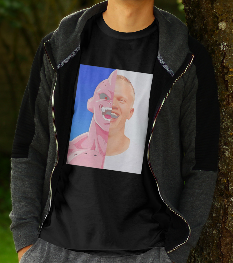 Erling Haaland Majin Buu Face Swap T-Shirt