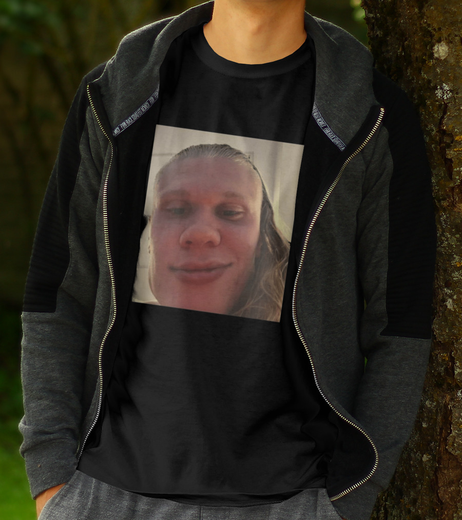 Erling Haaland S Face Close Up T-Shirt