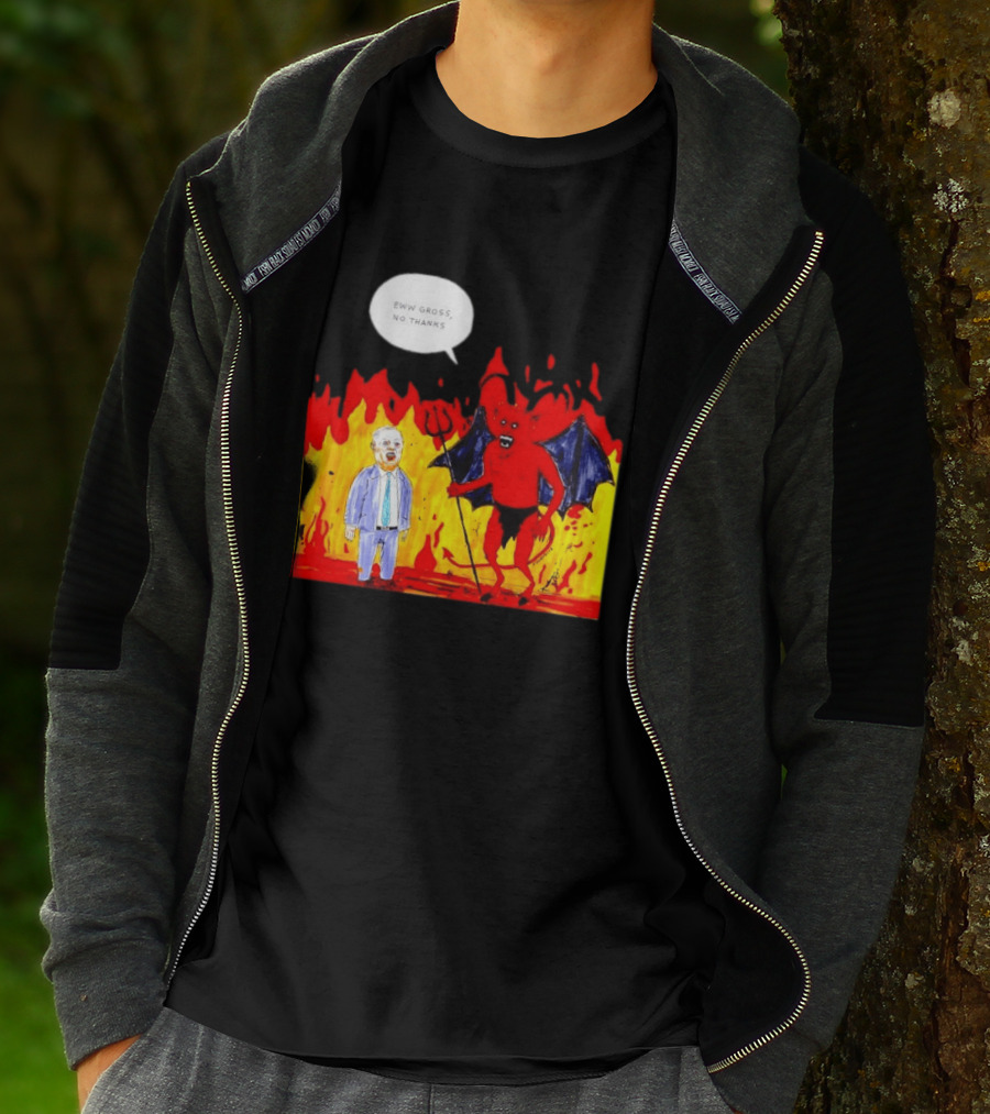 Eww Gross No Thanks Devil Politician Comic T-Shirt