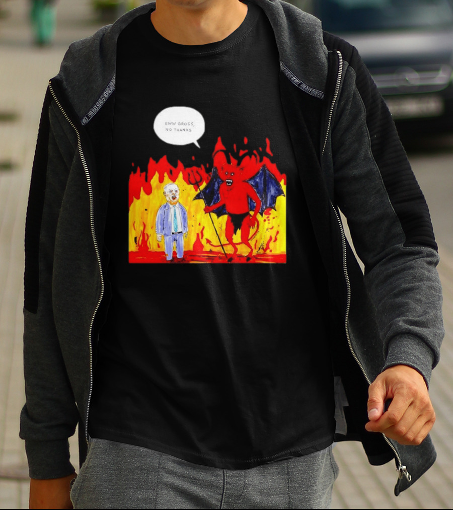 Eww Gross No Thanks Devil Politician Comic T-Shirt