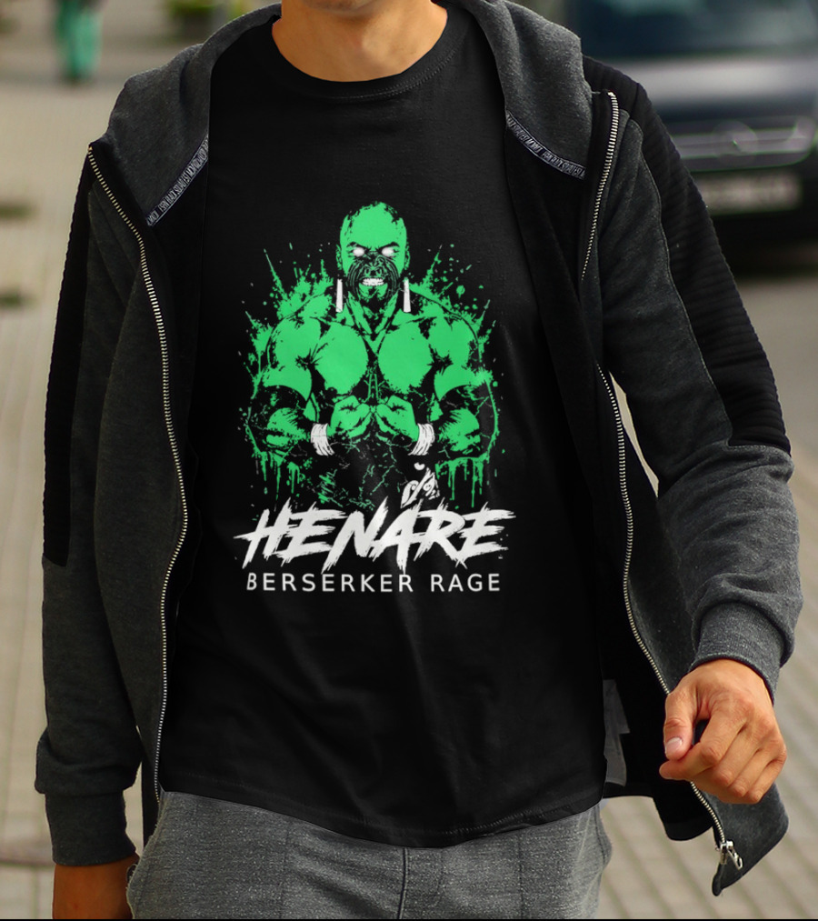 Henare Berserker Rage NJPW Wrestling T-Shirt