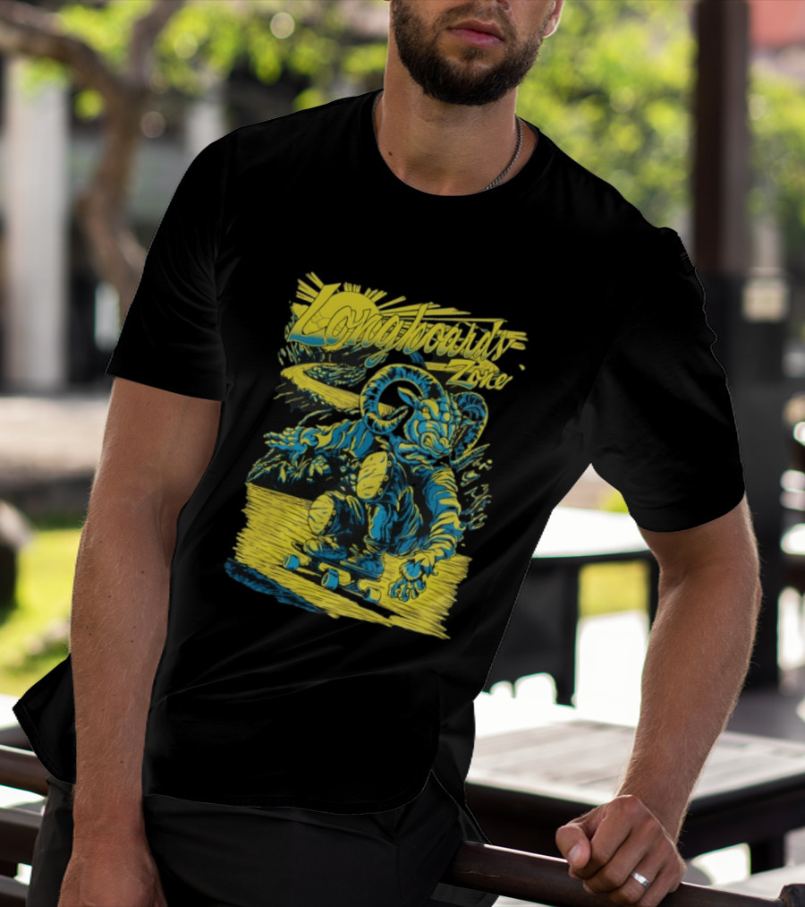 Longboards Zone Goat Downhill Rider Longboarding Adventure T-Shirt