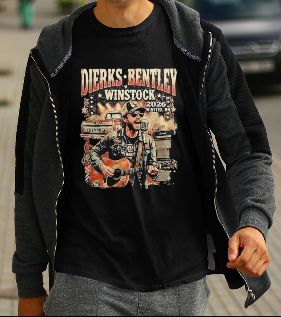 Dierks Bentley Winstock 2026 Winsted MN June 19 Country Music Festival T-Shirt