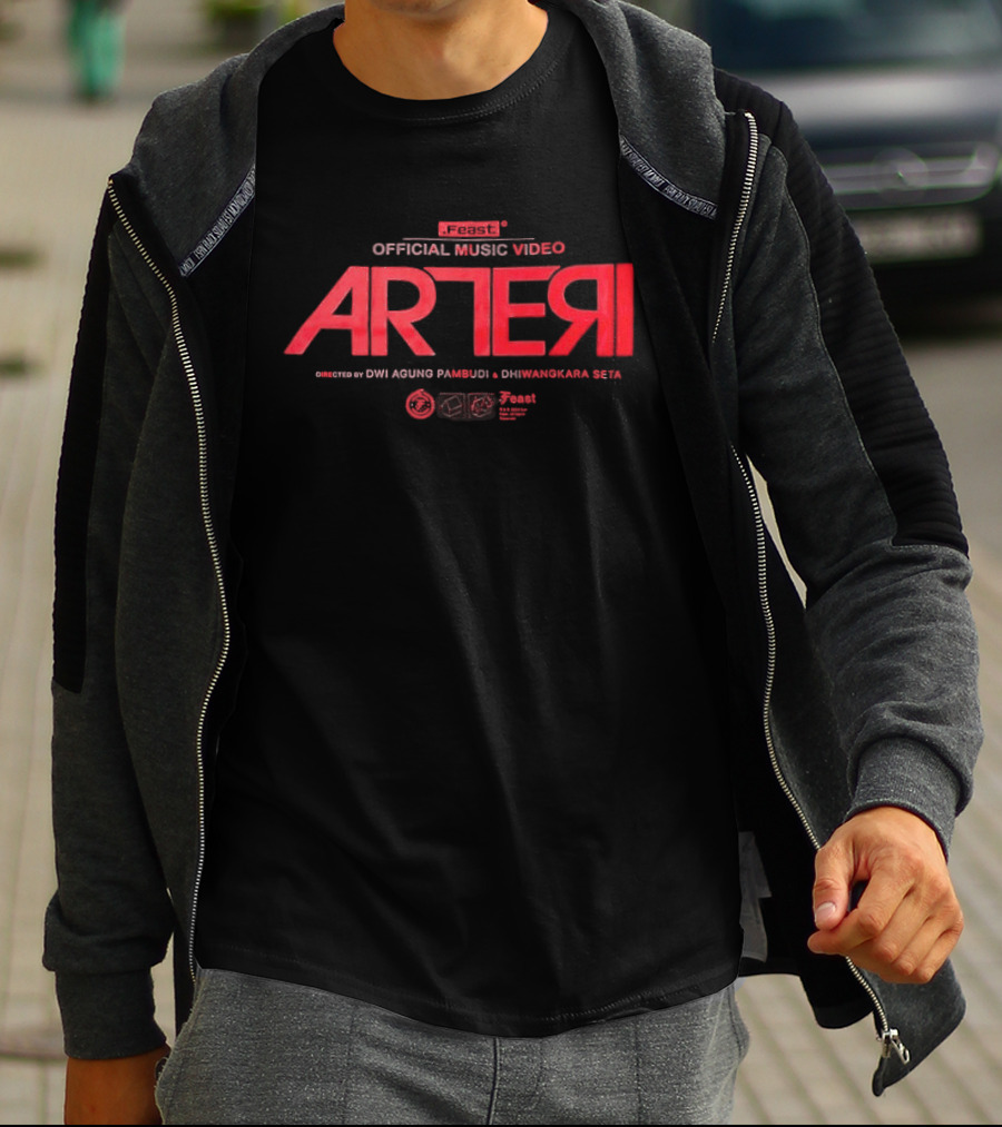 Menangisku Di Pundakmu ARTERI Official Music Video .Feast Two Sided T-Shirt
