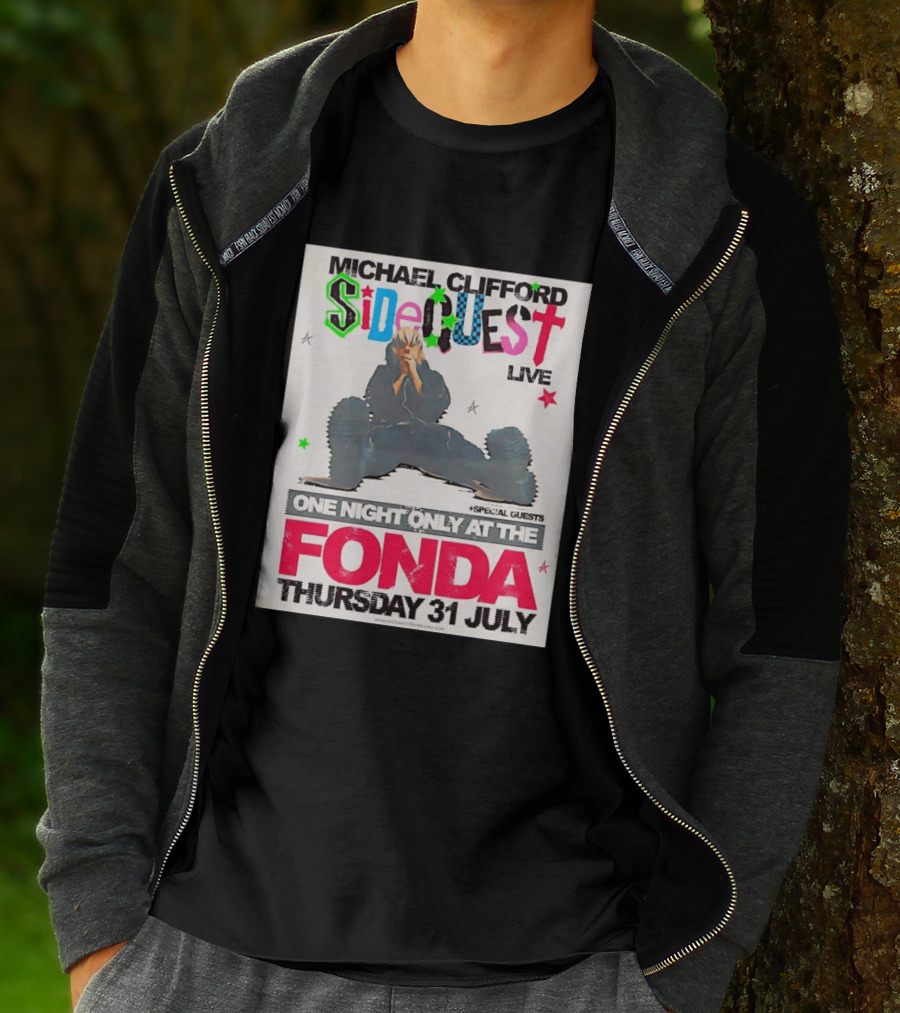 Michael Clifford Sideguest Live One Night Only At The Fonda Thursday 31 July T-Shirt
