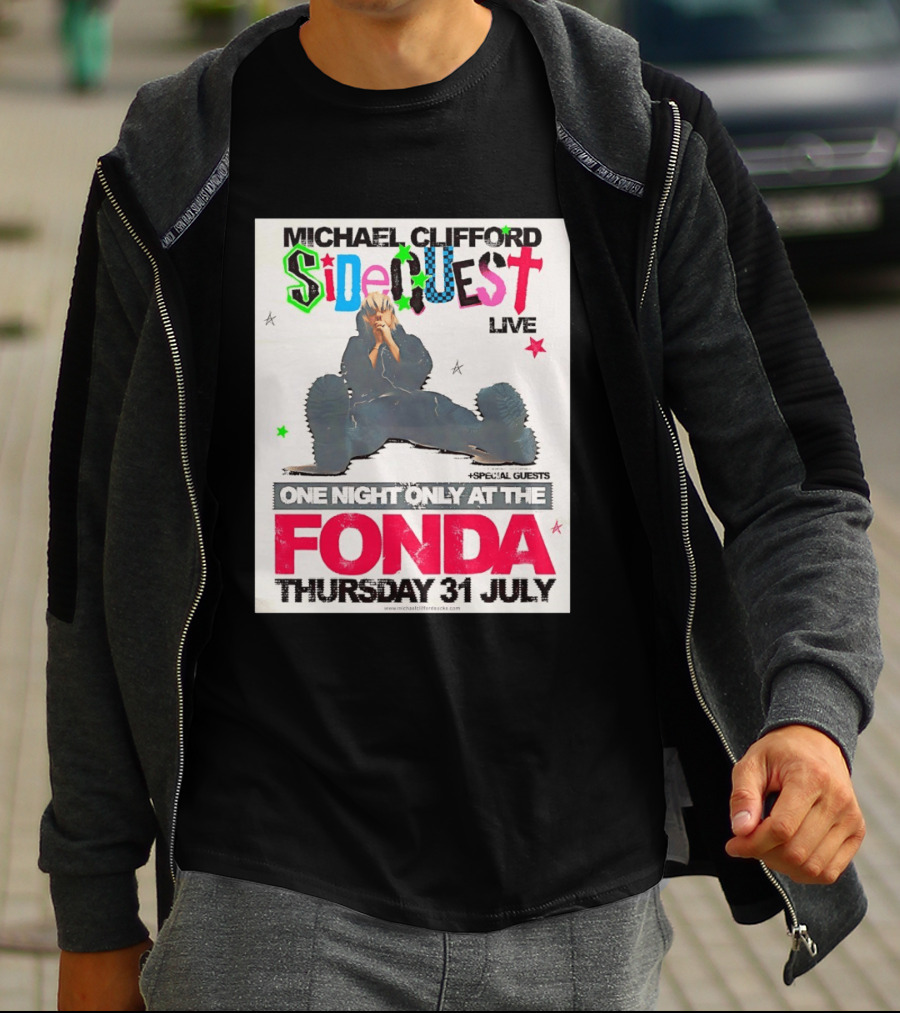 Michael Clifford Sideguest Live One Night Only At The Fonda Thursday 31 July T-Shirt