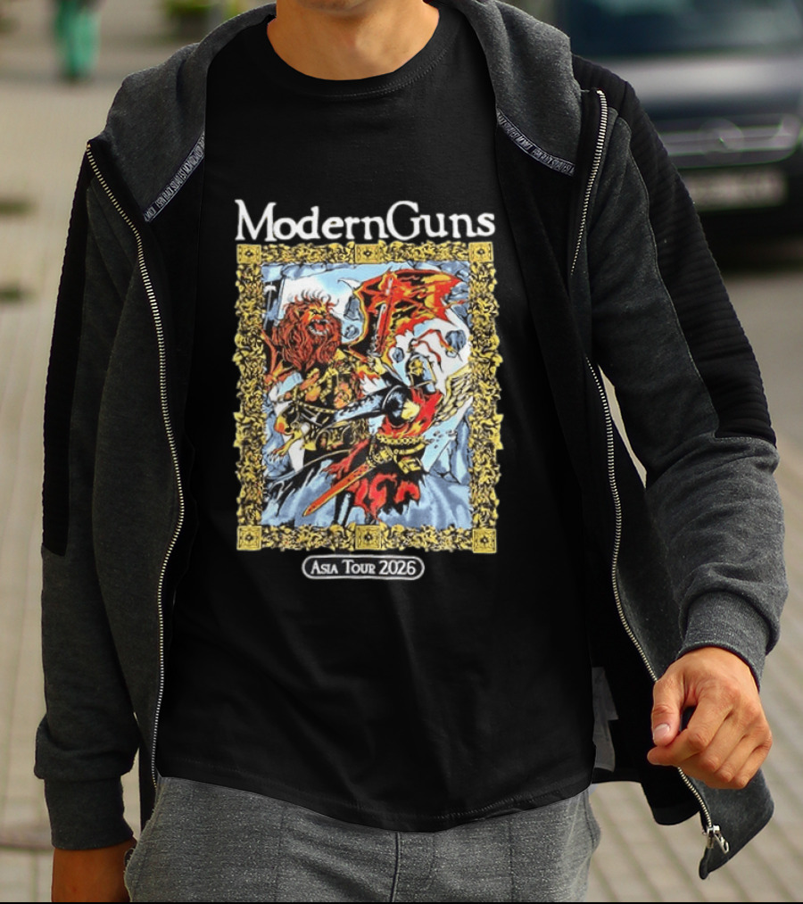 Modern Guns Asia Tour 2026 Warrior Art Manila Easter Event Calendar T-Shirt