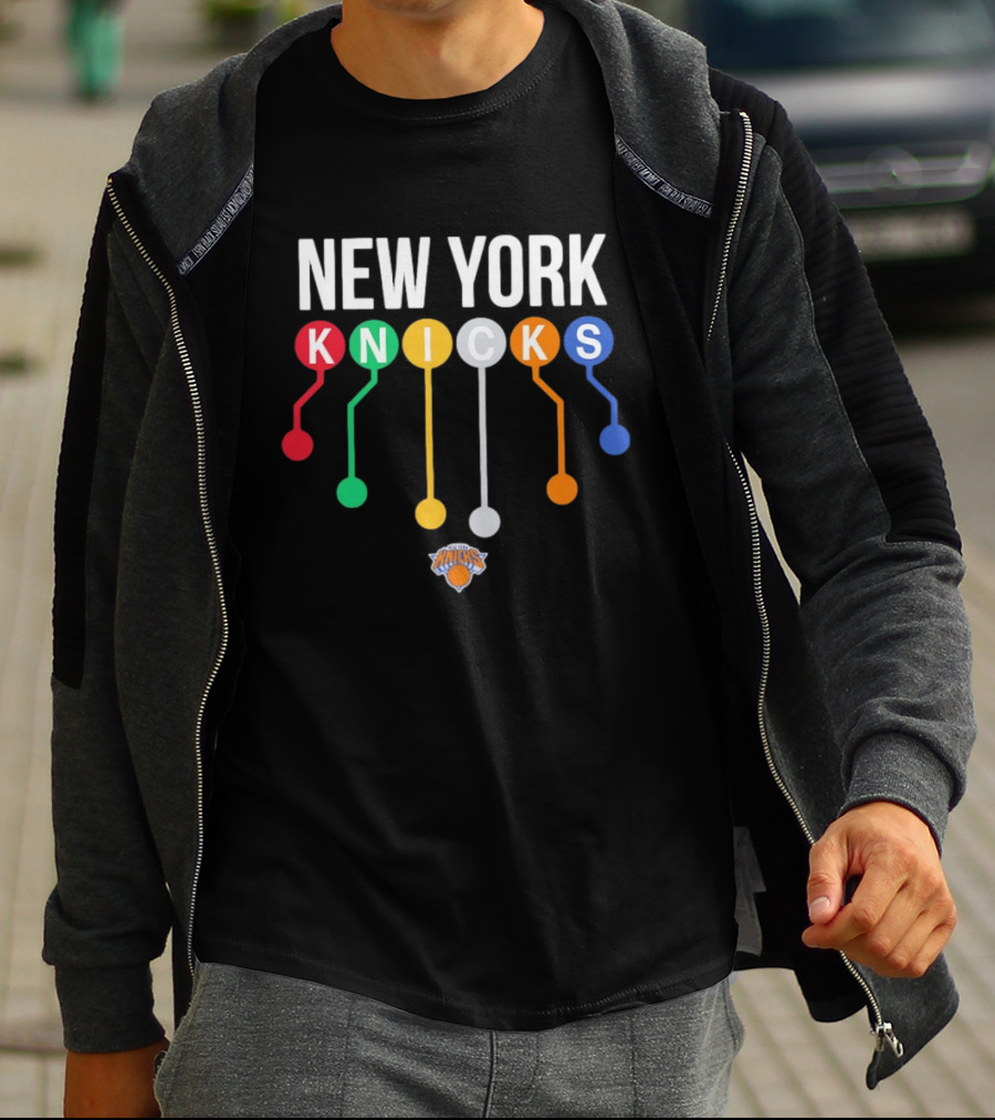 New York Knicks Subway Map NBA Basketball Team T-Shirt