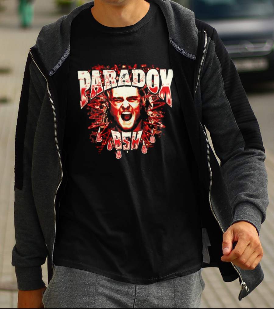 Paradox BSH Blood Splatter And Screaming Face T-Shirt