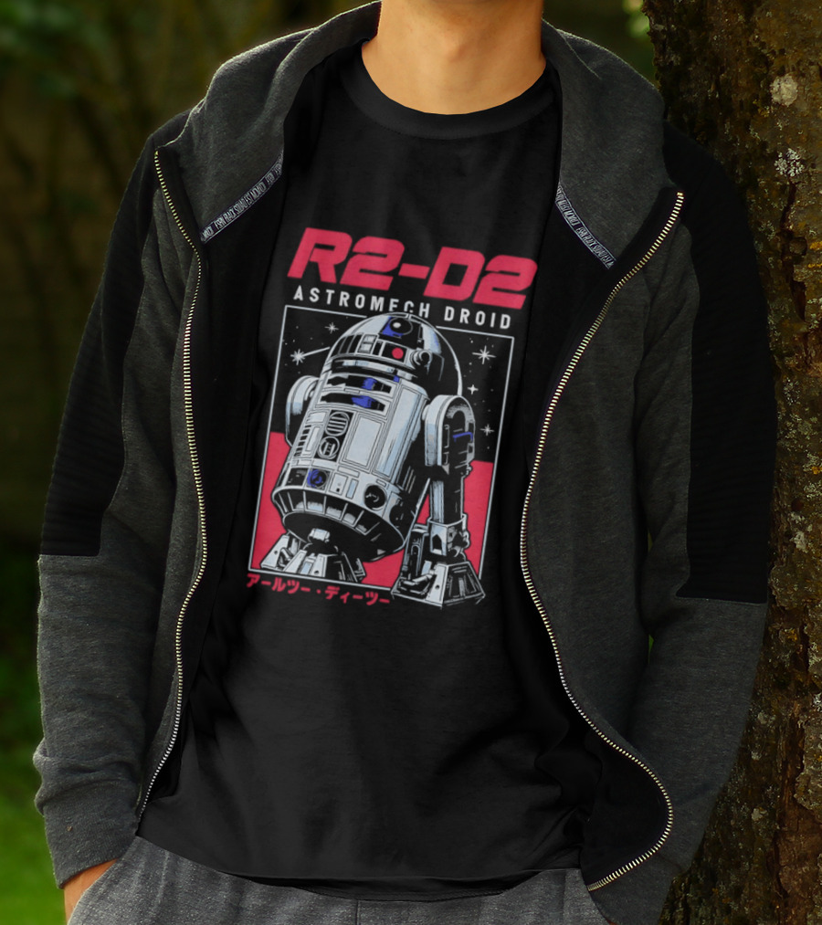 R2 D2 Astromech Droid Star Wars Sci Fi Robot T-Shirt