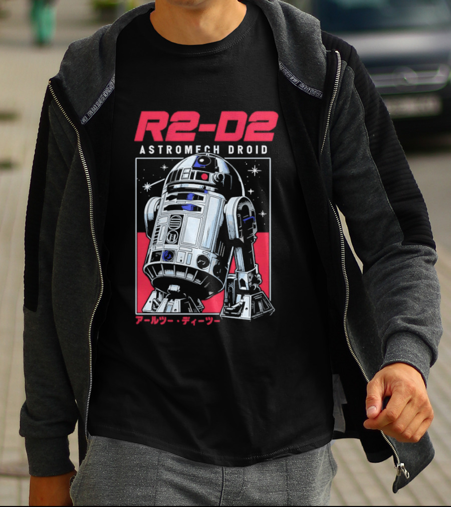 R2 D2 Astromech Droid Star Wars Sci Fi Robot T-Shirt