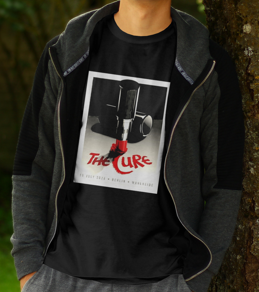 The Cure Berlin Concert 11 July 2026 Wuhlheide Lipstick T-Shirt