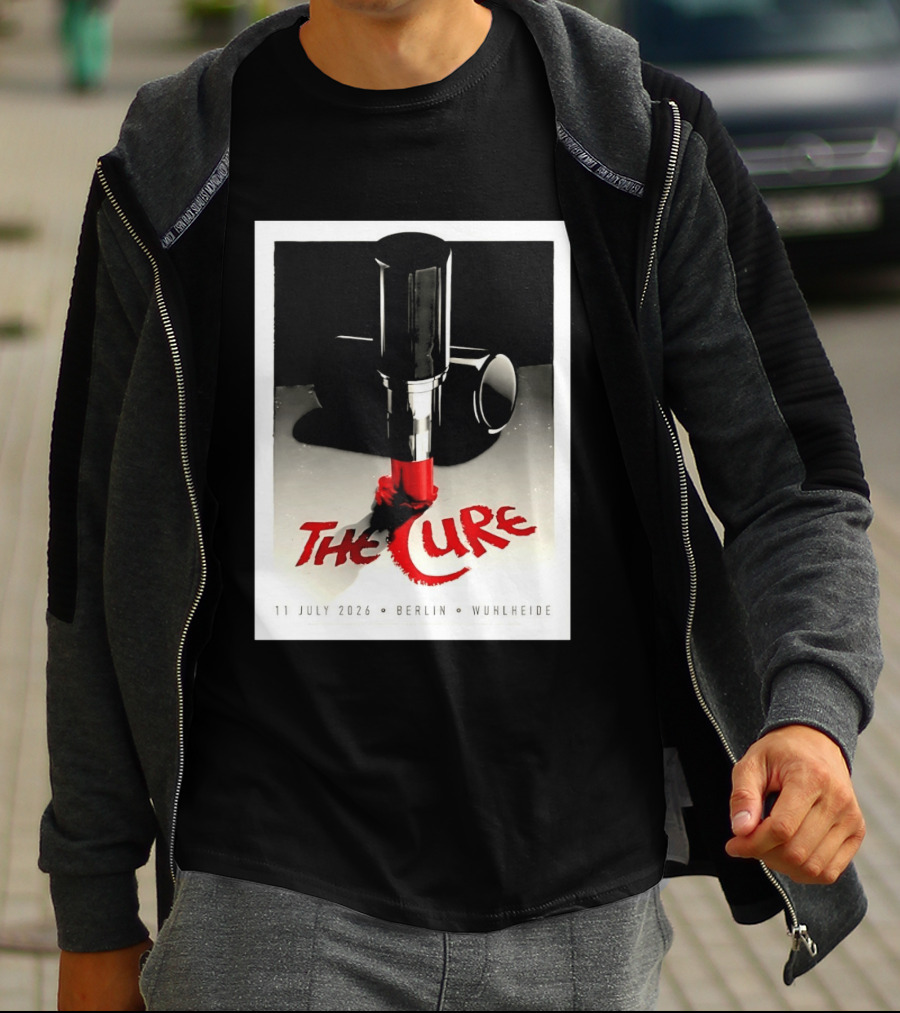 The Cure Berlin Concert 11 July 2026 Wuhlheide Lipstick T-Shirt