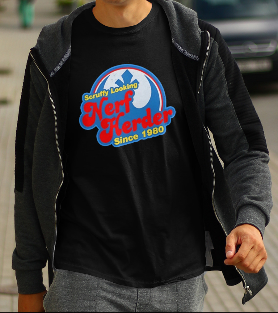 Scruffy Looking Nerf Herder Since 1980 T-Shirt