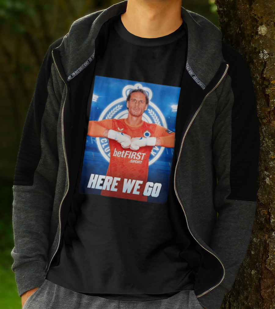Simon Mignolet Club Brugge KV BetFIRST Sport Here We Go T-Shirt