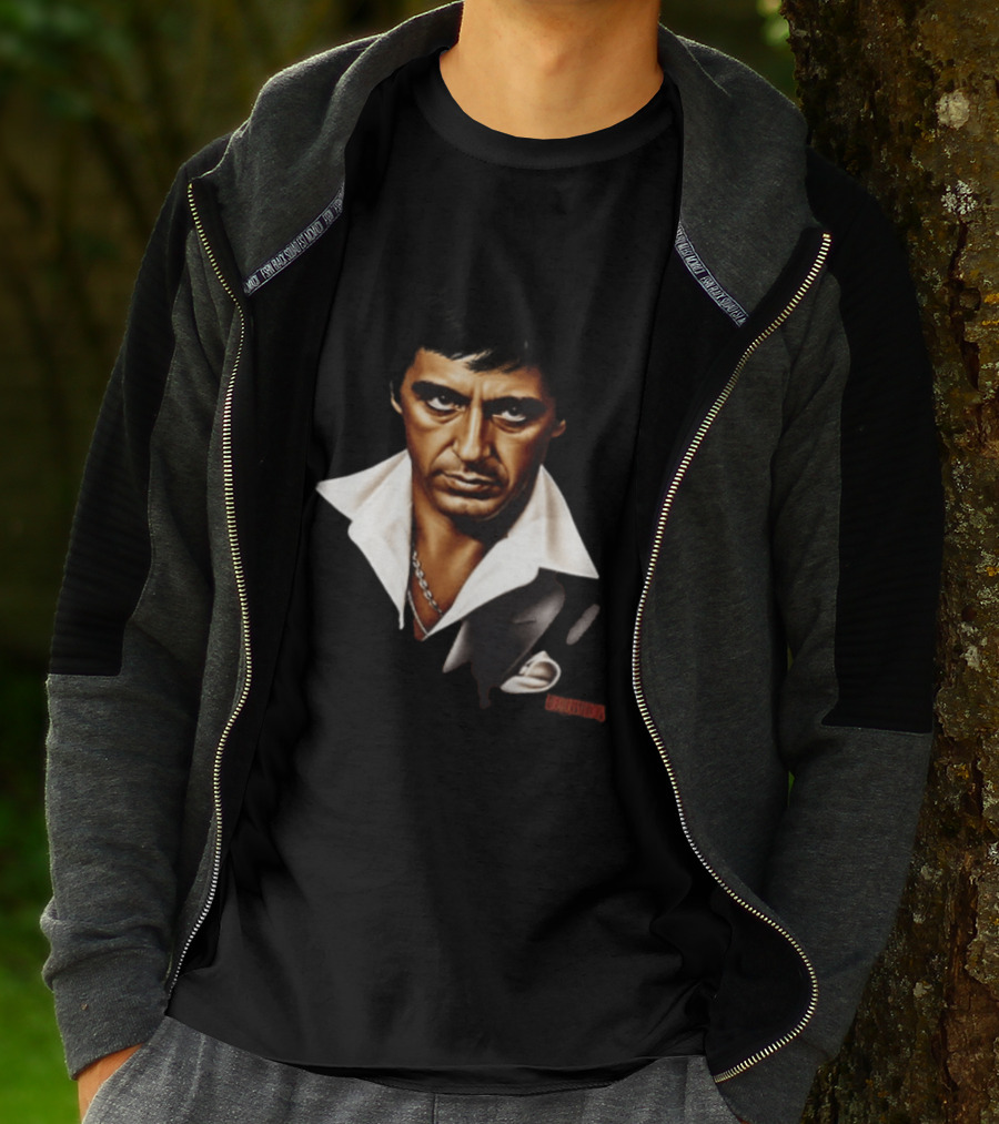The World Is Yours Tony Montana Scarface 2 Sided T-Shirt