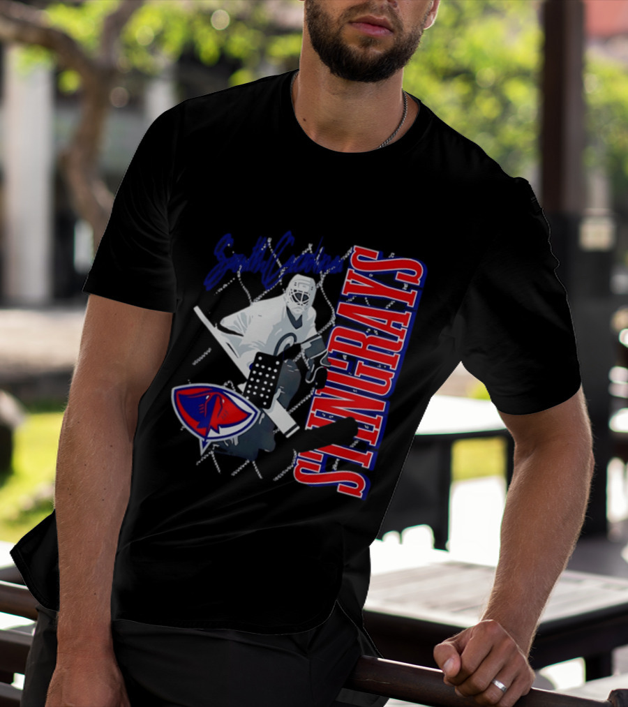 South Carolina Stingrays Hockey Goalie ECHL Team T-Shirt