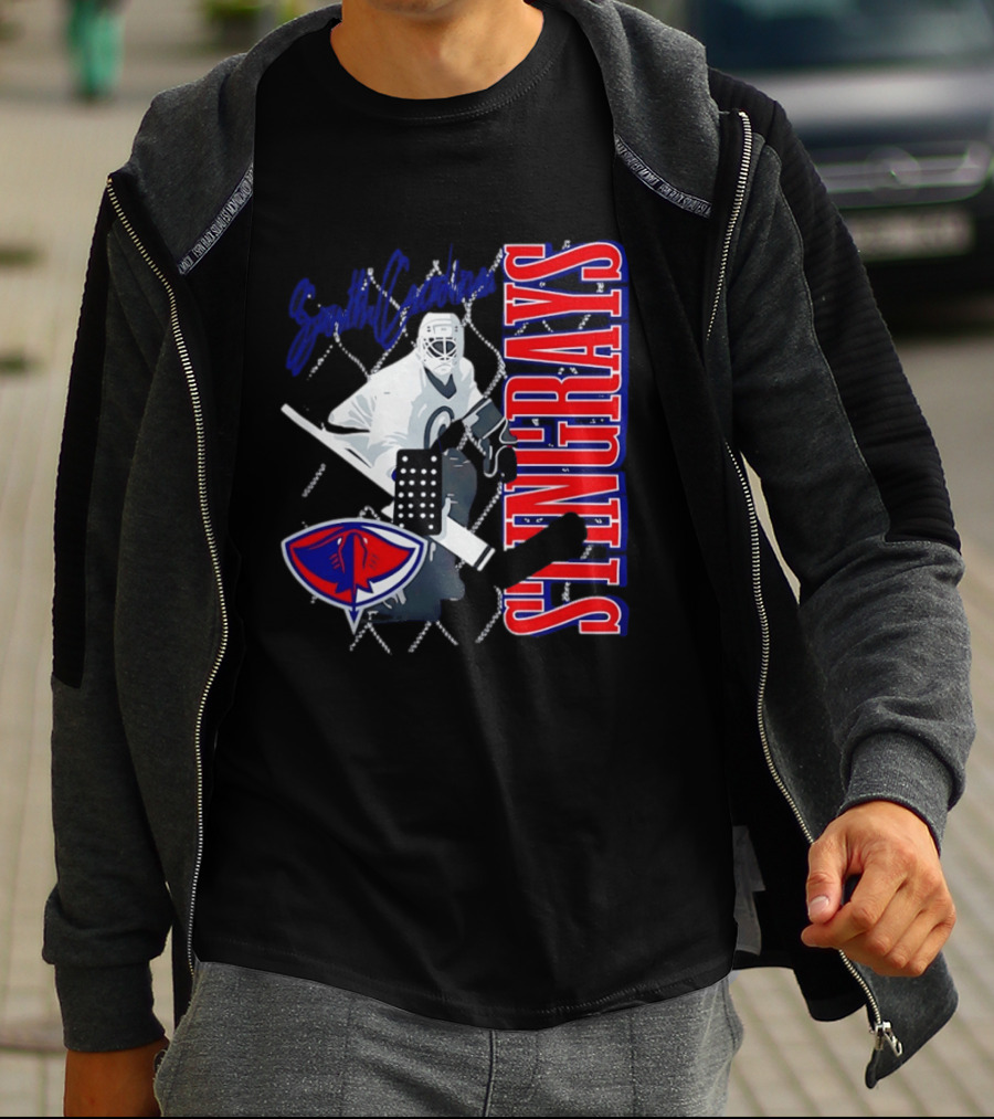 South Carolina Stingrays Hockey Goalie ECHL Team T-Shirt