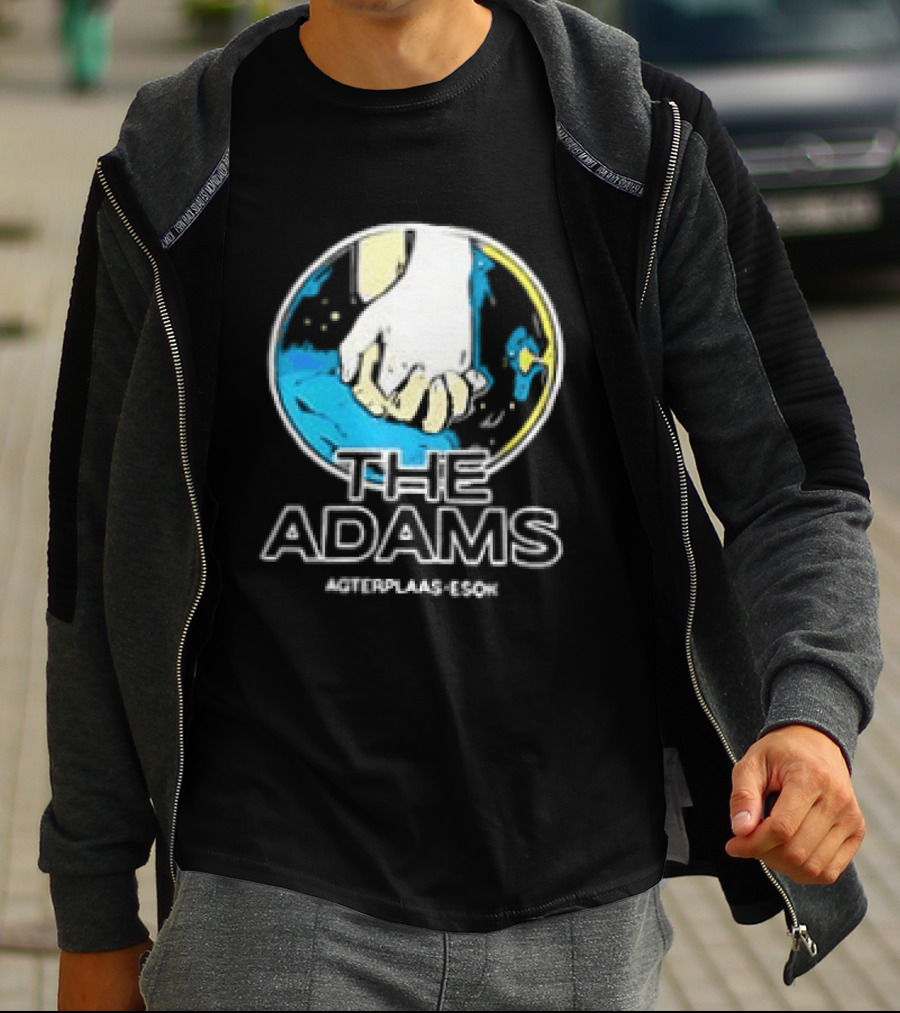 The Adams Agterplaas Esok Cosmic Handshake Global Unity T-Shirt